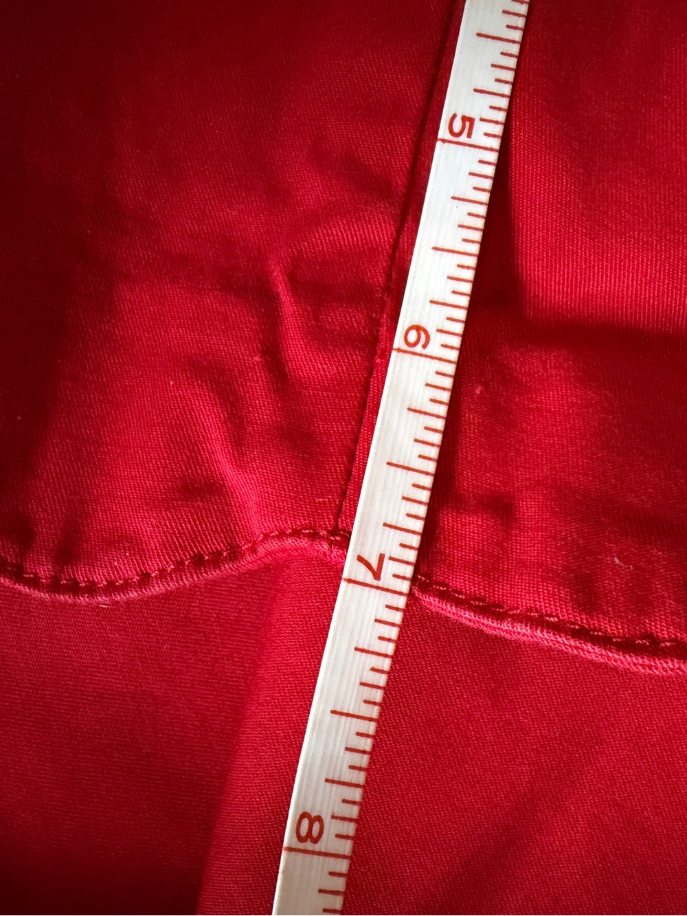 Talbots Red Scalloped Hem Shorts Size 10 Classic Preppy Summer - Picture 7 of 7